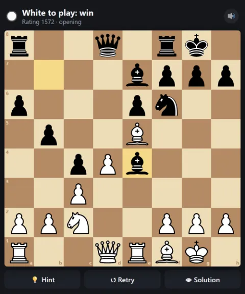 White to play and win