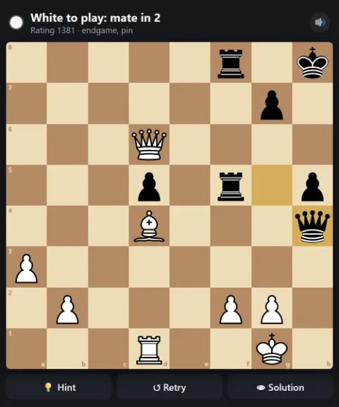White to play and mate in 2